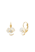 Disco Pansy Leverback Earring